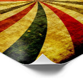 ヴィンテージグランジバックグラウンドをカーニバル回路として ポスター (コーナー)