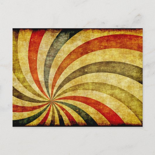 ヴィンテージグランジバックグラウンドをカーニバル回路として ポストカード (正面)