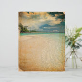 ヴィンテージグランジビーチスクラップブック紙 (スタンド正面)