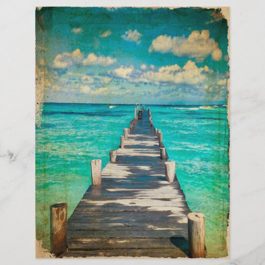 ヴィンテージグランジピアスクラップブック紙 (正面)