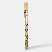 ヴィンテージグランジフェイク爪、 ネイルヘッドモノグラム Case-Mate iPhoneケース (裏面 / 左)