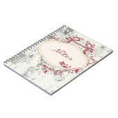 ヴィンテージグランジフローラ ノートブック (左側)