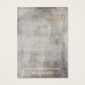 ヴィンテージグランジブラウンズイヤリングホルダー表示カード (裏面)