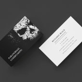 ヴィンテージグランジブラック・ゴシックスカル 名刺