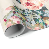 ヴィンテージグランジボーホーの背景とインディアン夢 –  ラッピングペーパー (ロールコーナー)