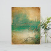 ヴィンテージグランジポンドスクラップブック紙 (スタンド正面)