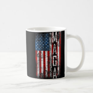 ヴィンテージグランジマガアメリカ国旗の恋人おもしろいギフト コーヒーマグカップ