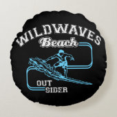 ヴィンテージグランジモノグラ動揺してム文字 ラウンドクッション (正面)