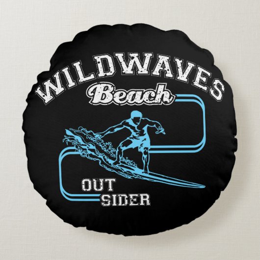 ヴィンテージグランジモノグラ動揺してム文字 ラウンドクッション (正面)