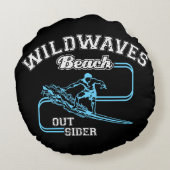 ヴィンテージグランジモノグラ動揺してム文字 ラウンドクッション (裏面)