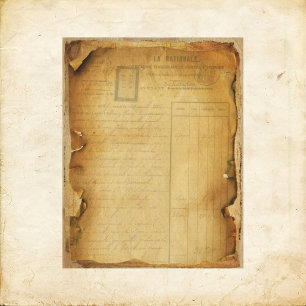 ヴィンテージグランジレシートスクラップブック紙