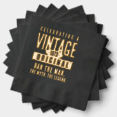 ヴィンテージグランジ動揺して誕生年 箔ナプキン (インサイチュ (積み重ね))