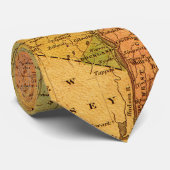 ヴィンテージグランジ地図 ネクタイ (ロール)