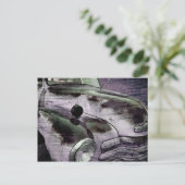 ヴィンテージグランジ山形の集荷はがき ポストカード (スタンド正面)