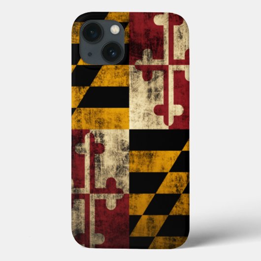 ヴィンテージグランジ州旗 Case-Mate iPhoneケース (裏面)