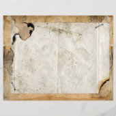 ヴィンテージグランジ焼きエッジのスクラップブックジャーナル紙 (裏面)