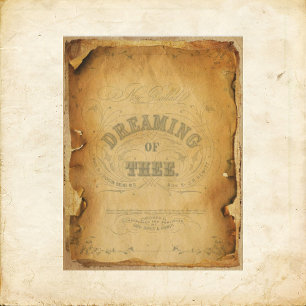 ヴィンテージグランジ番組スクラップブック紙