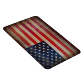 ヴィンテージグランジ米国国旗の冷蔵庫用マグネット マグネット (右側)