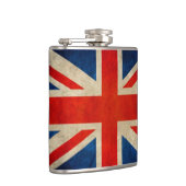 ヴィンテージグランジ素晴らしイギリスイギリス国旗のユニオン・ジャック フラスク (右)