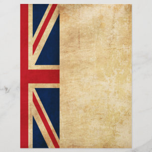 ヴィンテージグランジ統一された国国旗 チラシ