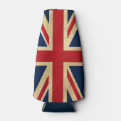 ヴィンテージグランジ統一された国旗同盟ジャック ボトルクーラー (正面)