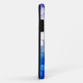 ヴィンテージグランジ青色花柄 Case-Mate iPhoneケース (裏面/右)