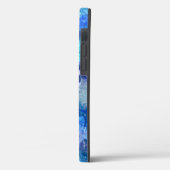 ヴィンテージグランジ青色花柄 Case-Mate iPhoneケース (裏面 / 左)