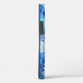 ヴィンテージグランジ青色花柄 Case-Mate iPhoneケース (裏面 / 右)