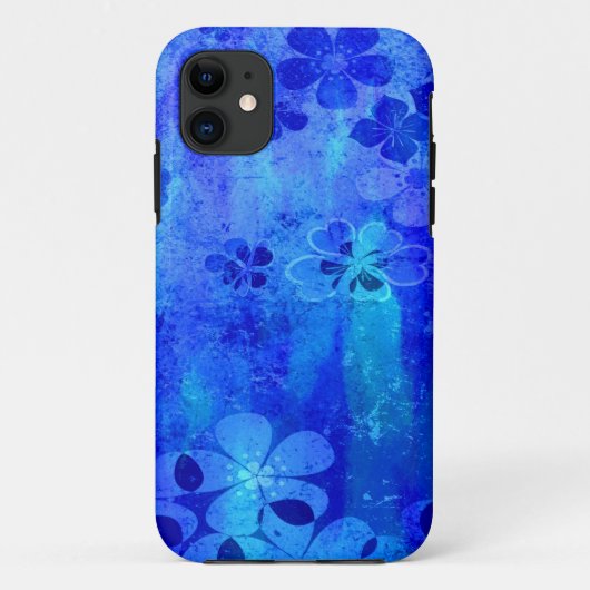 ヴィンテージグランジ青花柄2 Case-Mate iPhoneケース (裏面)