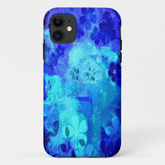 ヴィンテージグランジ青花柄4 Case-Mate iPhoneケース (裏面)