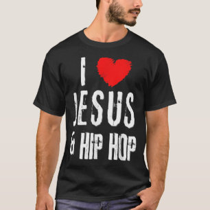 ヴィンテージグランジI Love JESUS and Christian Tシャツ