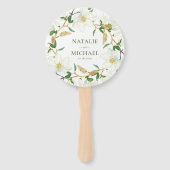 ヴィンテージグランディフローラマグノリアサザン結婚ズ ハンドファン (正面)