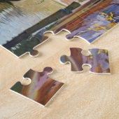 ヴィンテージグランドカナルゴンドラ – ヴェネツィアイタリア ジグソーパズル (側面)