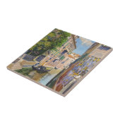 ヴィンテージグランドカナルゴンドラ – ヴェネツィアイタリア タイル (側面)