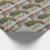 ヴィンテージグランドカナルゴンドラ – ヴェネツィアイタリア ラッピングペーパー (角)