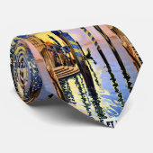 ヴィンテージグランドカナルヴェネツィアイタリアトラベルネックタイ ネクタイ (ロール)