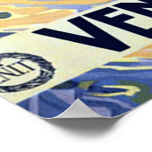 ヴィンテージグランドカナルヴェネツィアイタリア旅行ポスター ポスター (角)