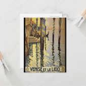 ヴィンテージグランドカナルヴェネツィアトラベル カード (正面/裏面インサイチュ)