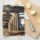 ヴィンテージグランドカナルヴェネツィアトラベル キッチンタオル (四つ折り)