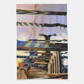 ヴィンテージグランドカナルヴェネツィアトラベル キッチンタオル (縦)