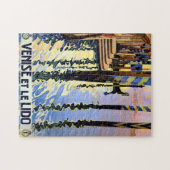 ヴィンテージグランドカナルヴェネツィアトラベル ジグソーパズル (横)