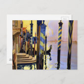 ヴィンテージグランドカナルヴェネツィアトラベル ポストカード (正面/裏面)