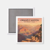 ヴィンテージグランドキャニオン国立公園 マグネット (正面/裏面)