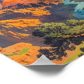 ヴィンテージグランドキャニオン旅行ポスター ポスター (角)