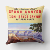 ヴィンテージグランドキャニオン&ブライスキャニオンナショナルパー クッション (裏面)