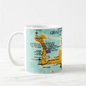 ヴィンテージグランドケイマンの地図 コーヒーマグカップ (左)