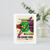 ヴィンテージグランドツア太陽のシステム旅行 ポストカード (スタンド正面)