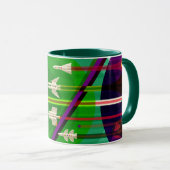 ヴィンテージグランドツア太陽のシステム旅行 マグカップ (正面右)