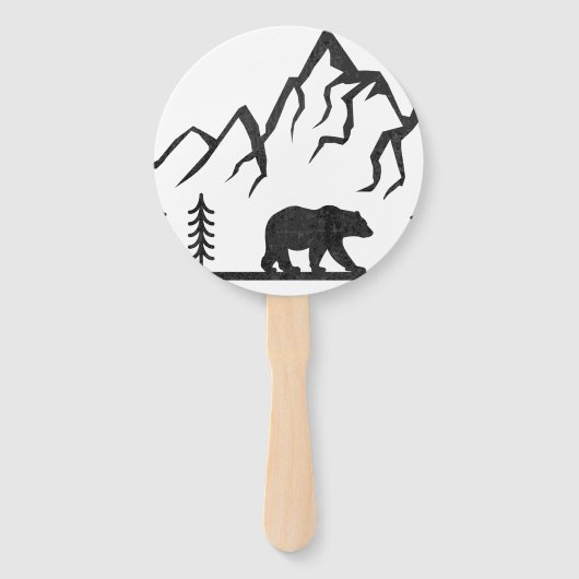 ヴィンテージグランドテトンナショナルパークワイオミンマウンテン ハンドファン (正面)