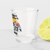 ヴィンテージグランドテトンナショナルパーク ショットグラス (右)